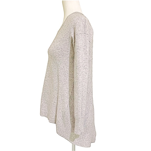 Cynthia Rowley Sweater Tunic Heather Gray Soft 100% Cashmere Size S - Picture 3 of 9